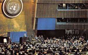 Black Marble Podium President Jimmy Carter, United Nations, March 16, 1977 Po...