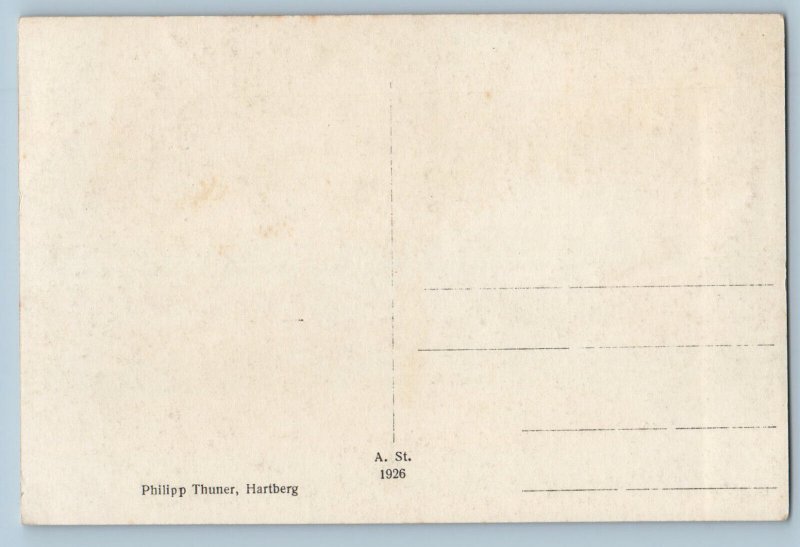 Hartberg Styria Austria Postcard Amesbauer Ring Inn c1920's RPPC Photo