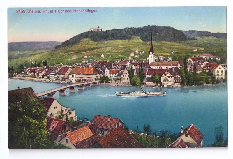 Schloss Hohenklingen Stein am Rhein Switzerland Postcard PZ