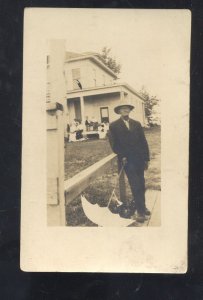 RPPC SEDALIA MISSOURI EVANS FAMILY HOUSE E. SIXTH STREET REAL PHOTO POSTCARD