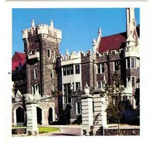 Casa Loma, Small 3 X 3 inch Plastichrome Card, Toronto, Ontario