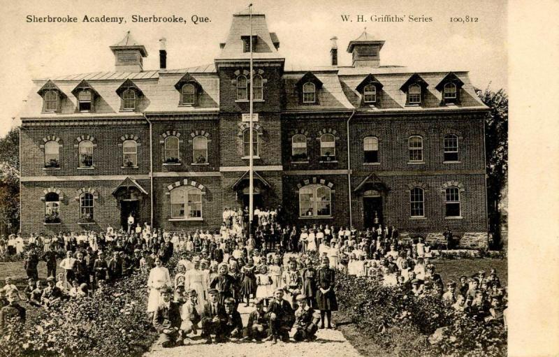 Canada - Quebec, Sherbrooke. Sherbrooke Academy, 1906