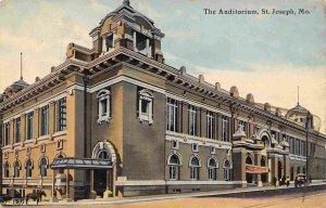 The Auditorium St Joseph Missouri 1911 postcard