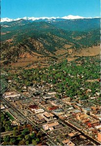 Colorado Aerial View Of Downtown Boulder