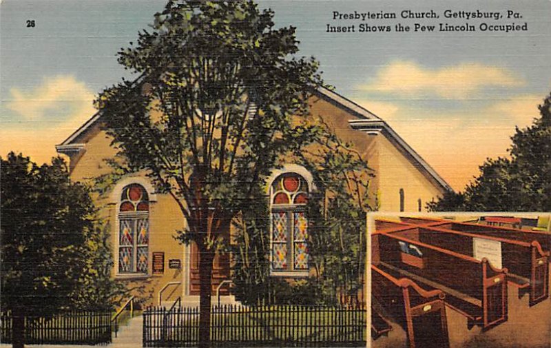 Presbyterian Church Gettysburg, Pennsylvania PA  