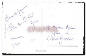 Postcard Old Man Truck