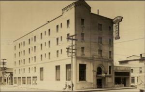 Crescent City CA Hotel Lauff c1920s-30s Real Photo Postcard