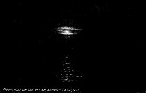 New Jersey Asbury Park Moonlight On The Ocean