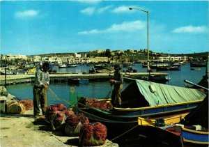 CPM AK Fishermen at Marsaxlokk MALTA (881758)