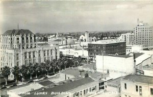 Arizona Phoenix Luhrs Building aerial View 940s RPPC Photo Postcard 22-741