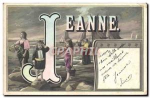 Old Postcard Jeanne Surname