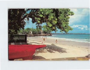 M-119976 Beach Scene Maxwell Coast Christ Church Barbados West Indies