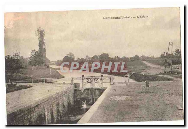 Combreux Old Postcard L & # 39ecluse