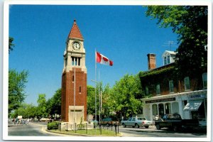 M-23961 The War Memorial and town clock Niagara-On-The-Lake Canada