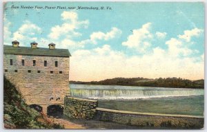 Dam Number 4 Power Plant Martinsburg WV Postcard 1912 Kaufmann