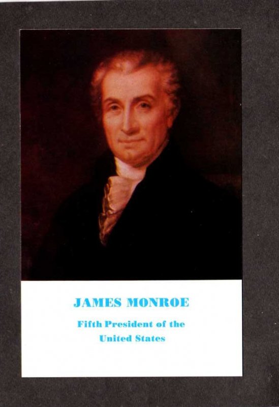 James Monroe Portrait President of United State US Painting Rembrandt Postcard