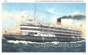 SS Christopher Columbus, Chicago, Illinois, IL USA Unused 
