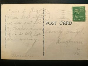 Vintage Postcard 1951 O'Neil's Department Store Akron Ohio