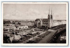 Bekescsaba Hungary Postcard Bekescsaba Latkep Buildings View 1936 Vintage