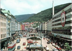 postcard Bergen, Norway - Torvalmenningen