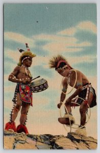Pieblo Indian Hoop Dance  Postcard N23