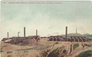 ANACONDA, MONTANA, Washoe Copper Smelter, Largest in the World, Big Stack