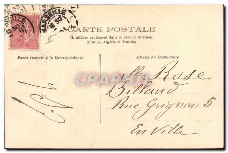 Old Postcard Fantasy Flowers