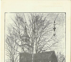 Black and White Saint Lutheran Church Middletown, Pennsylvania - Very Early 1900