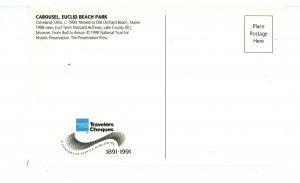 OH - Cleveland. Euclid Beach Park, Carousel View ca 1908 (postcard © 1990)