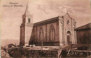 italy, MESSINA, Sicily, Chiesa di Montalto (1910s) Postcard