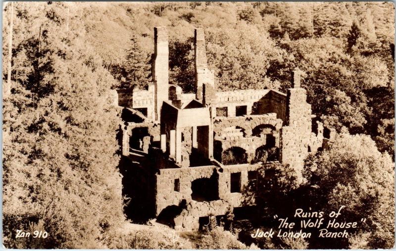 RPPC GLEN ELLEN, CA JACK LONDON Ranch- Ruins of 