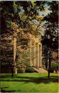 Stuart Hall Campus Flowering Dogwood Staunton,VA Virginia Vintage Postcard
