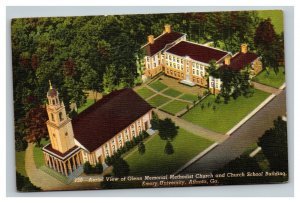 Vintage 1940's Postcard Glenn Memorial Methodist Church Emory University Georgia
