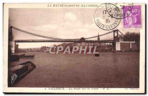 Old Postcard Villemur The Bridge on the Tarn