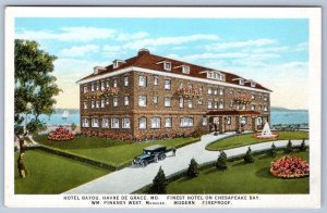 1920's HARVE DE GRACE MARYLAND MD HOTEL BAYOU FIREPROOF FISHING GUNNING DANCING