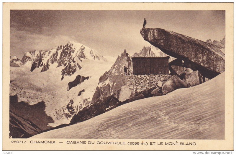 Cabane du Couvercle , Chamonix Mont-Blanc , Haute-Savoie, France , 1900-10s