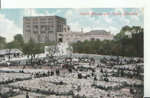 Norfolk Postcard - Cattle Market and Castle - Norwich - Ref 16525A