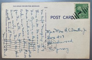 Vintage Postcard 1948 College Avenue, Fayetteville, Arkansas (AR)