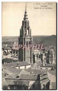 Old Postcard From Toledo Torre Catedrale