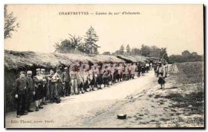 Old Postcard Chartrettes cuisine 201st d & # 39lnfanterie Army