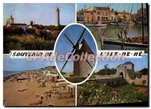 Postcard Modern Ile De Re The Lighthouse And The Whale Semaphore