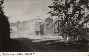 ORISKANY FALLS NEW YORK NY Peerless Quarry MINING RPPC
