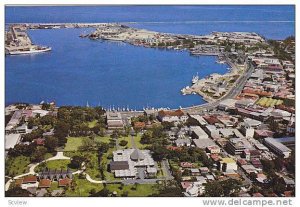 Aerial View of Ville de Papeete, Tahiti, 50-70s