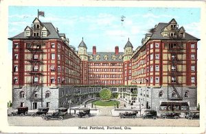 Postcard HOTEL SCENE Portland Oregon OR AI9301