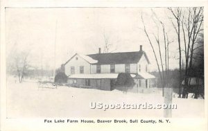 Fox Lake Farm House - Beaver Brook, New York