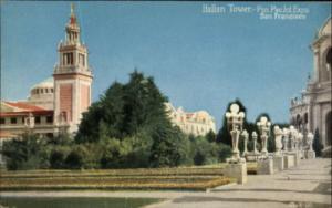 Panama Pacific Expo 1915 Tower Postcard