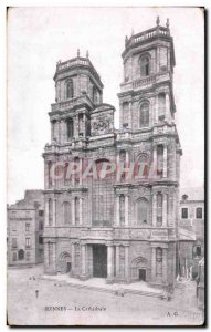 Old Postcard Rennes La Cathedrale