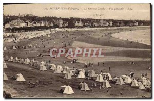 Old Postcard Royan Cote d'Argent La Grande Conche General view