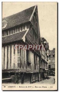 Postcard Old House Lisieux Rue aux Fèvres