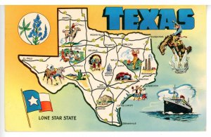 TX - Texas Map